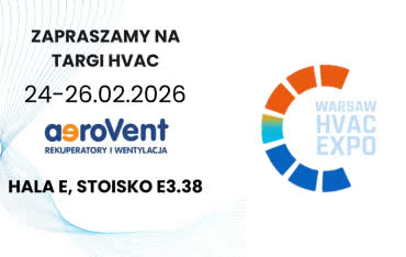 Innowacje w wentylacji na HVAC Warsaw Expo 2026 – odwiedź stoisko aeroVent!