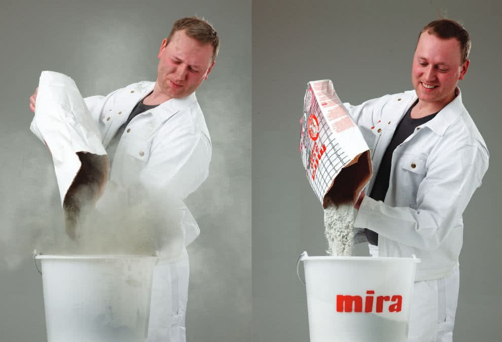 Produkty mira w technologii Low Dust charakteryzują się zredukowanym pyleniem