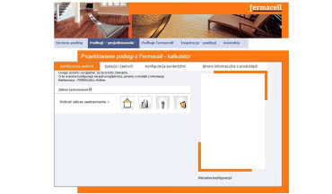 Projektowanie podłogi online w aplikacji Fermacell