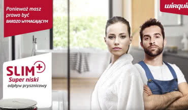 Super niski odpływ brodzikowy SLIM+