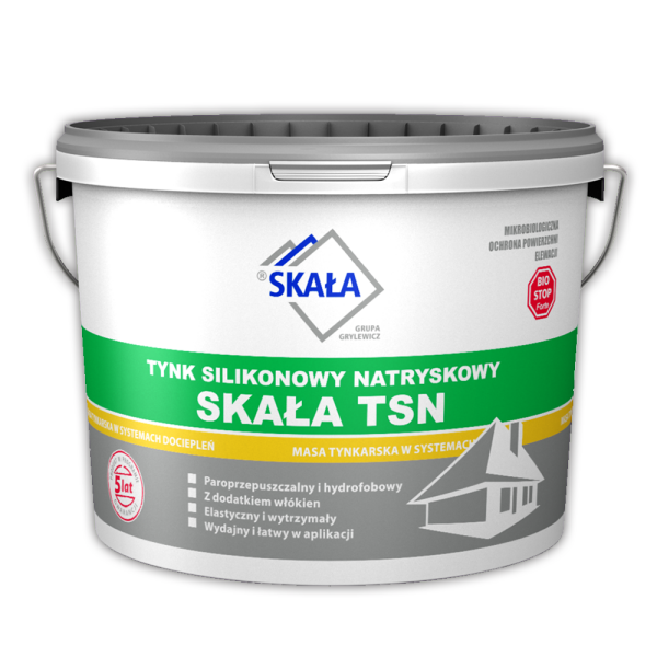 SKAŁA TSN Tynk silikonowy - natryskowy