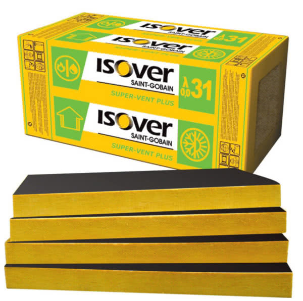 Płyty z wełny mineralnej ISOVER Super-Vent Plus 