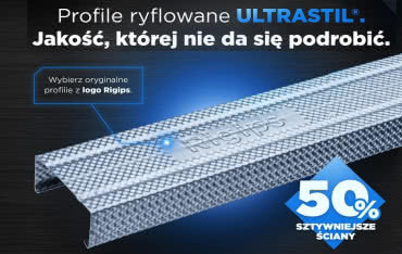 Profile ryflowane Rigips ULTRASTIL