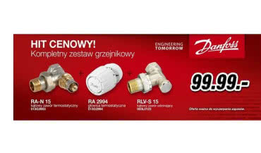 Promocja na zestaw grzejnikowy Danfoss w sklepie Thermshop 