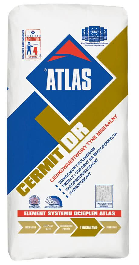 Tynk mineralny ATLAS CERMIT SN / DR
