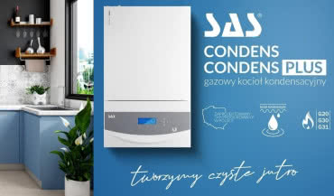 CONDENS PLUS – kondensacyjny, dwufunkcyjny kocioł gazowy 