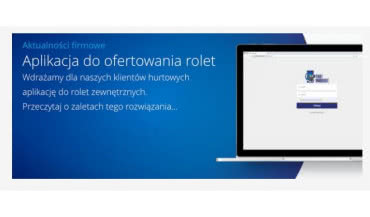 Aplikacja do ofertowania rolet od Fart Produkt 
