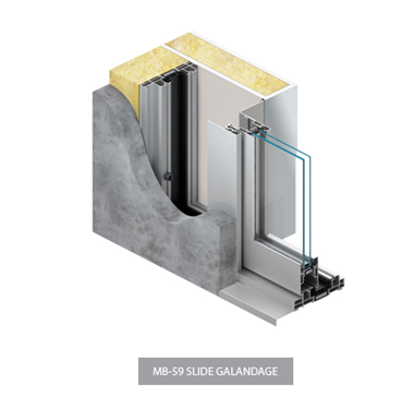Drzwi przesuwne MB-59 Slide Galandage