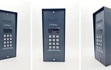 Nowe panele domofonowe CYFRAL PC-3000 w antracycie
