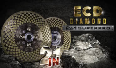 Tarcza diamentowa ECD 2in1 