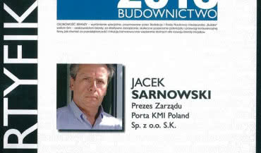 Prezes PORTA DRZWI "Osobowością Branży 2016"