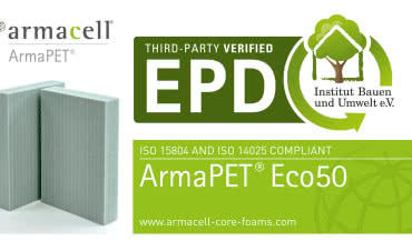 Pianka izolacyjna ArmaPET® Eco50 z pierwszą w historii Deklaracją EPD