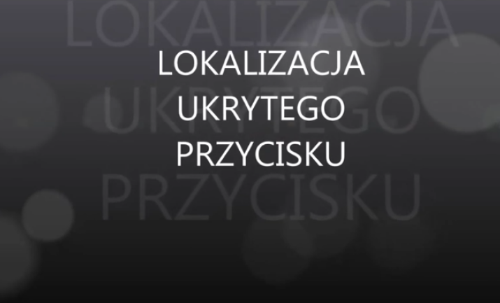 Lokalizacja "ukrytego" przycisku