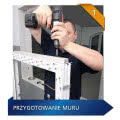 Krok 1 - przygotowanie muru - fot. MS więcej niż OKNA