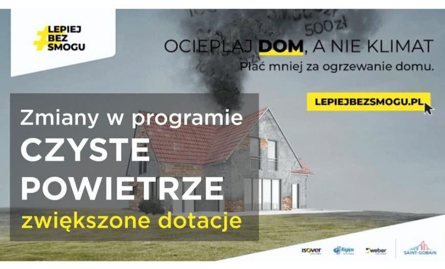 Czyste Powietrze 2023 - zwiększone dofinansowanie