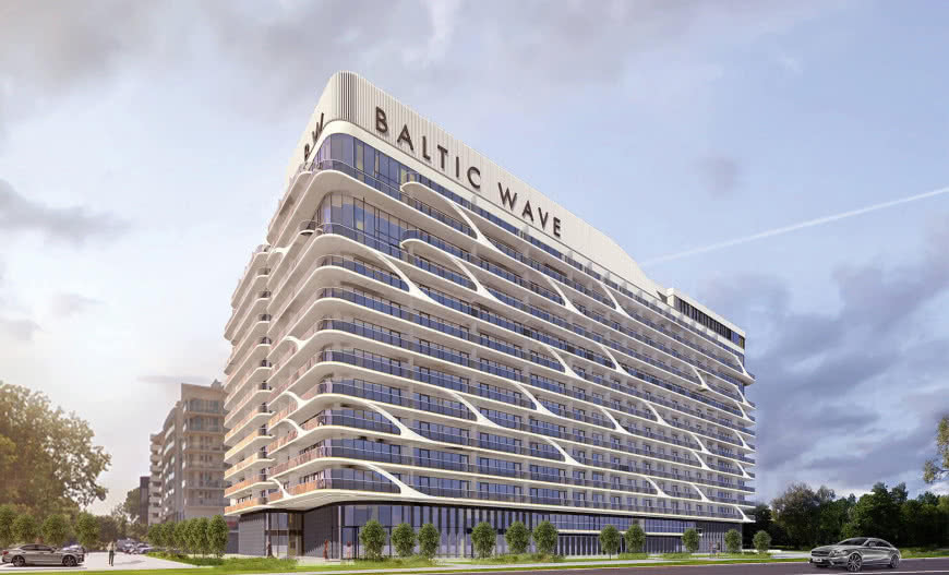 Baltic Wave - luksusowy budynek wykorzystujący rozwiązania Schöck