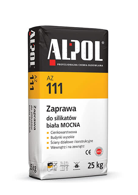 Zaprawa murarska do silikatów biała MOCNA AZ 111